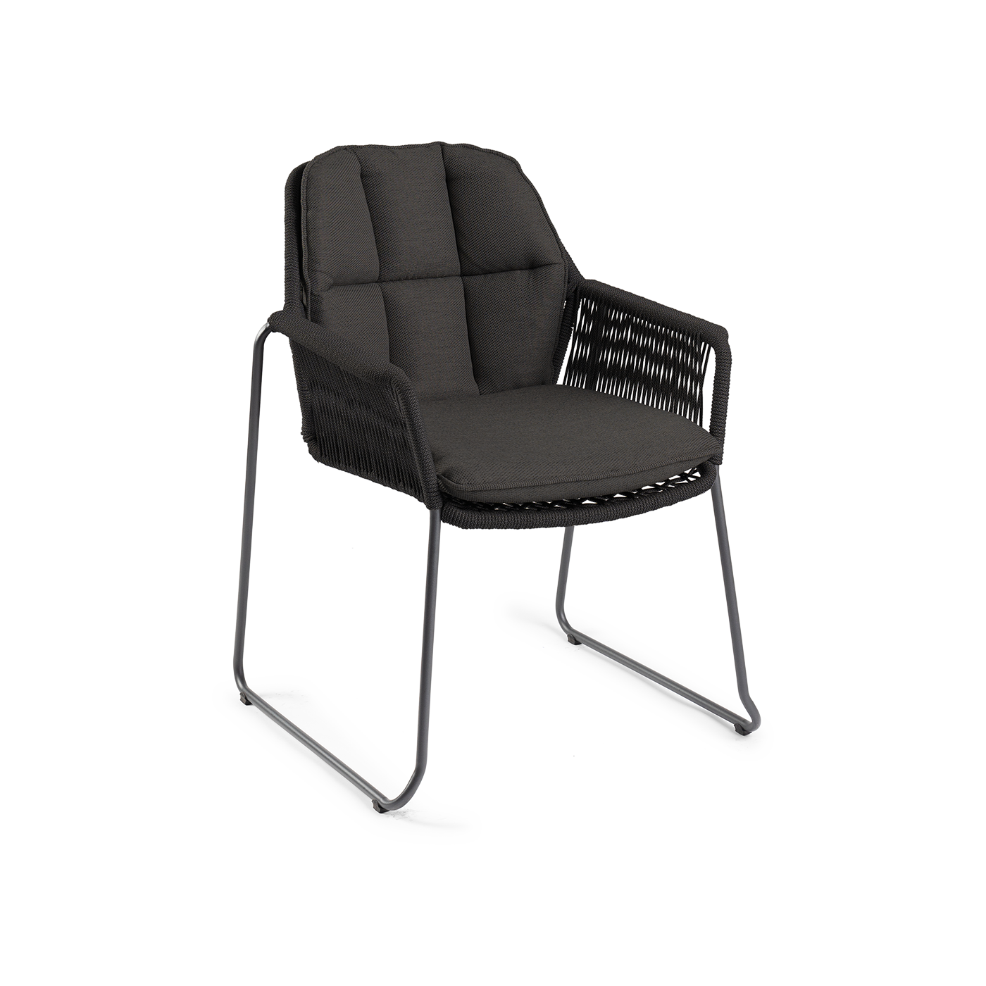 Rivera Dining Stackable Chair Black