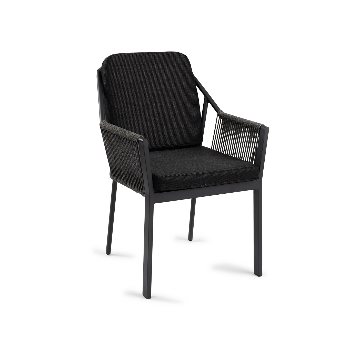 Liv Dining Chair Stackable Black
