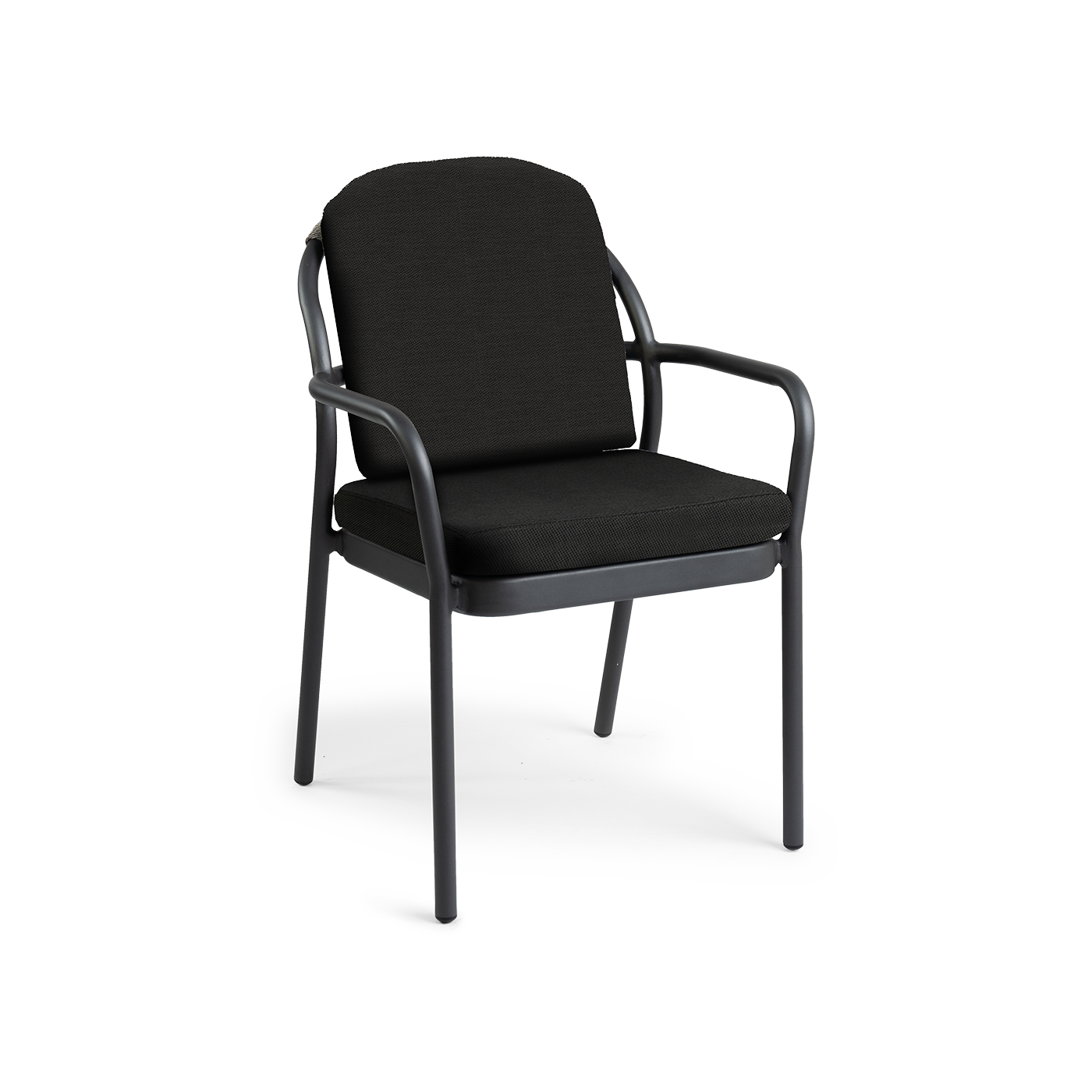 Fico Dining Stackable Chair Black