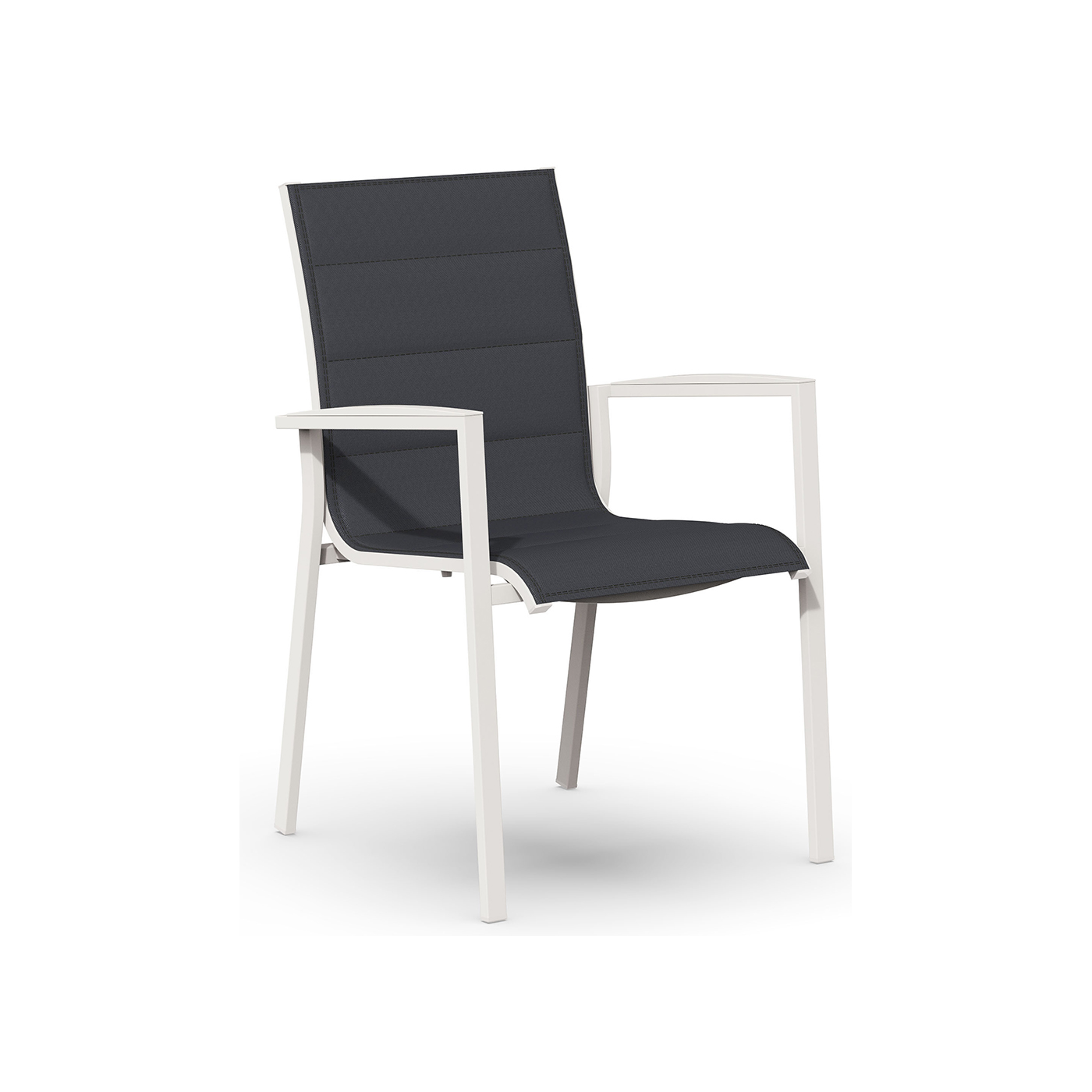 Foxx Alu Stackable Chair Creme White