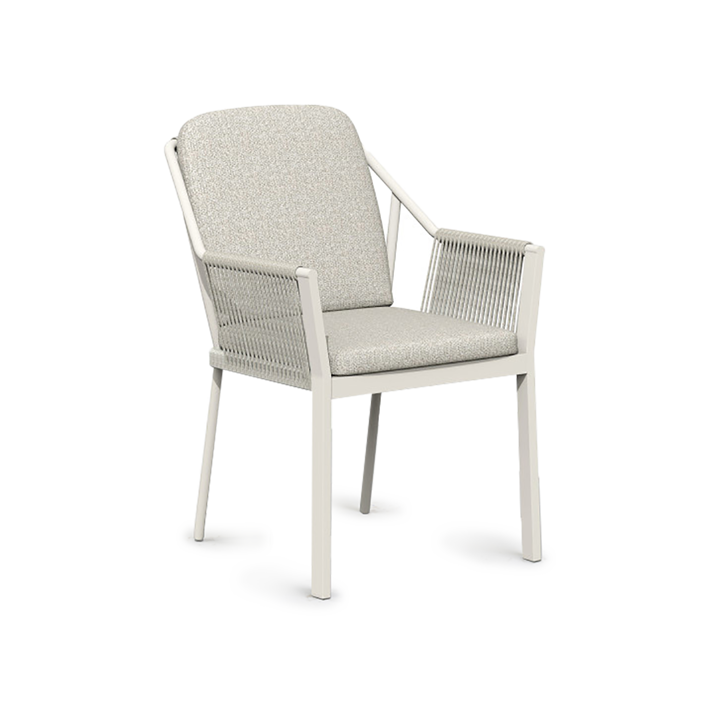 Liv Dining Chair Stackable Creme White