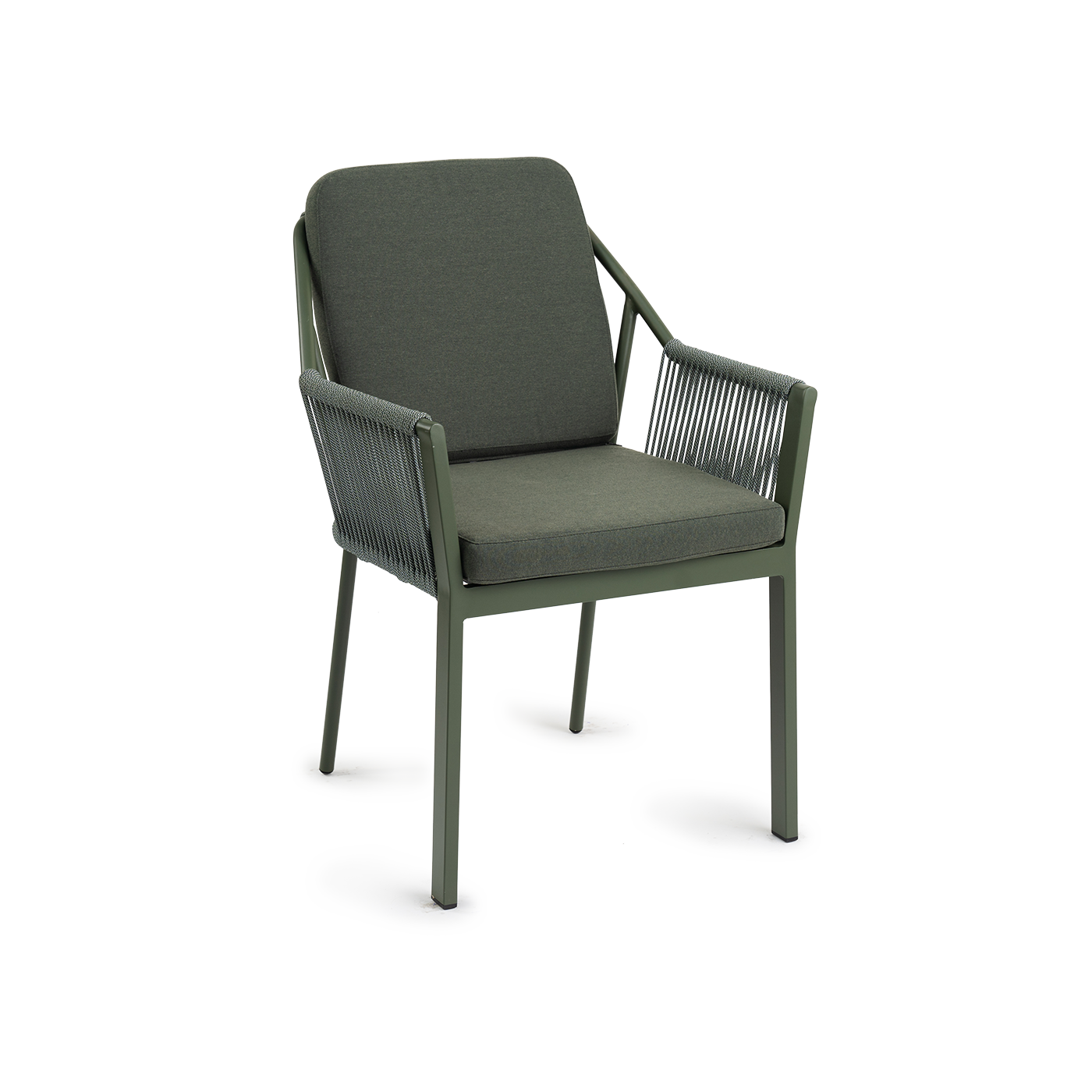 Liv Dining Chair Stackable Dark Green
